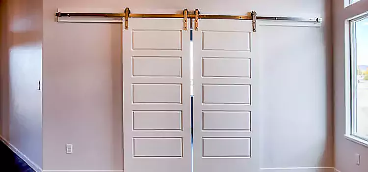 Glass Barn Door with Installation Hardware Kit East Cleveland